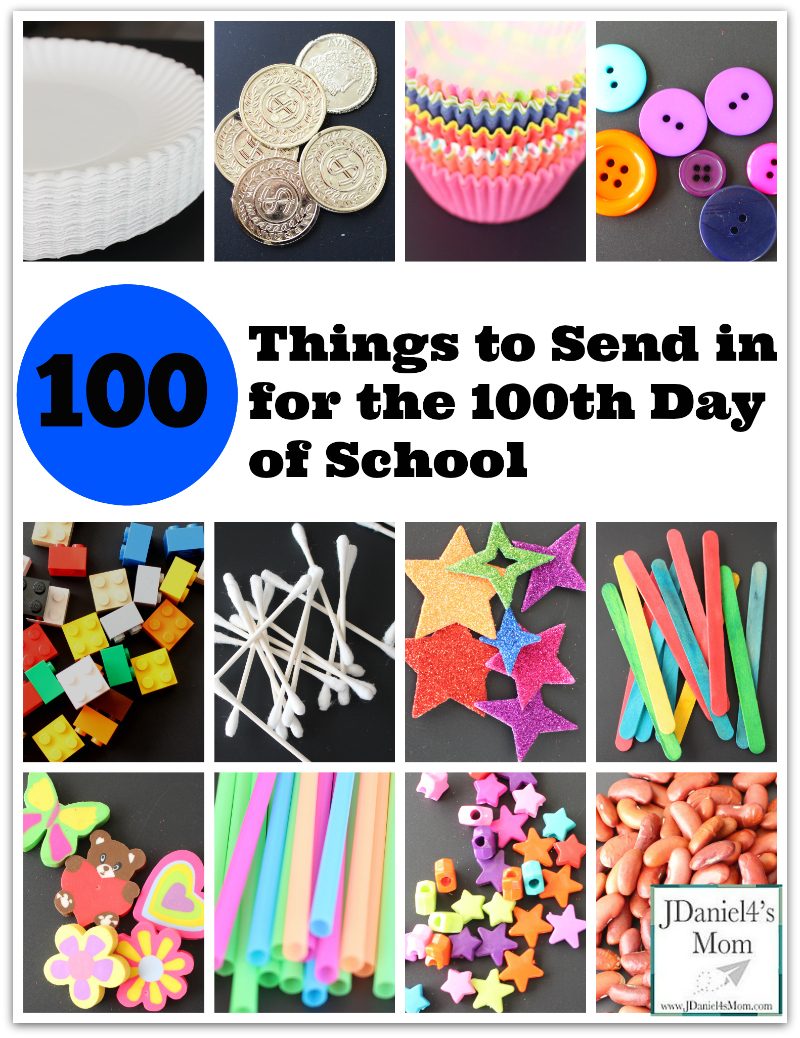 100 Things To Send In For The 100th Day Of School JDaniel4s Mom