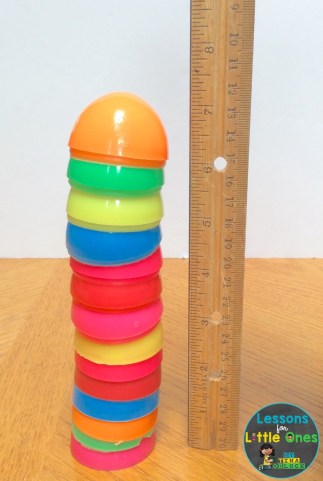 STEM Activities with Plastic Eggs - Plastic Egg Stacking