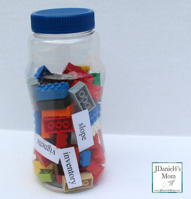 100 Fun and Easy Learning Games for Kids- LEGO Sight Word Bottle