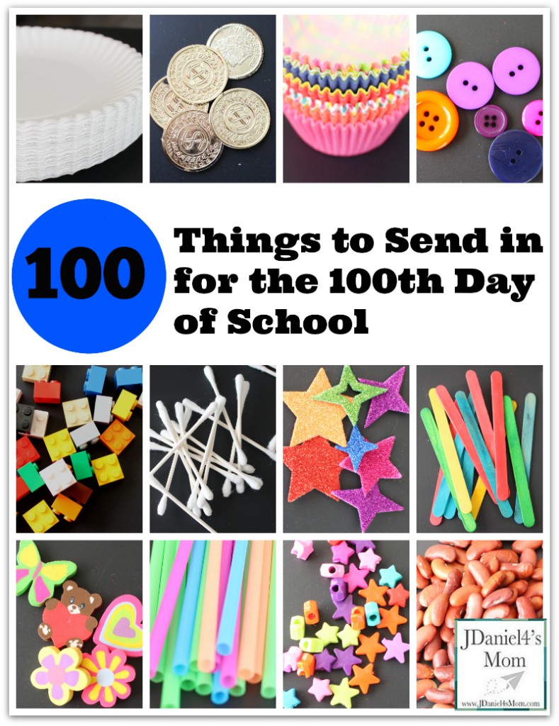 100 Things To Send In For The 100th Day Of School Jdaniel4s Mom