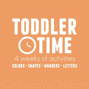 Toddler Time Activities