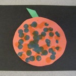 Pumpkin Craft Using Bingo Markers