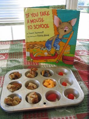 Muffin Tin Meal- If You Take a Mouse to School
