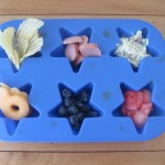 Red, White and Blue Lunch in a Muffin Tin
