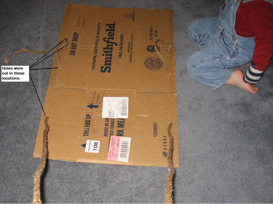 How to Make a Cardboard Sled JDaniel4s Mom