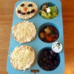 Muffin Tin Monday- A Snowman's Buffalo Chicken Lunch