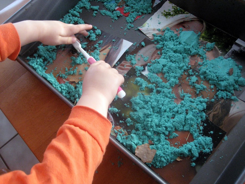 Tooth Book Themed Sensory Bin