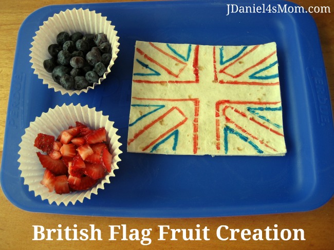 Olympics for Kids- Edible British Flag