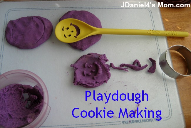 Pretend Play Open Air Cooking Playdough Cookies