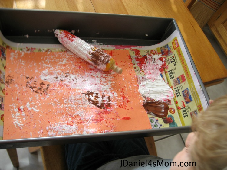 12 Top Montessori Activities 2012 - Corn Cob Painting