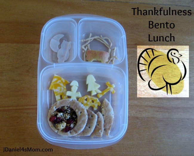 I am Thankful for Bento Lunch for Kids
