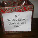 Giving Christmas to Others- Planning a Food Drive