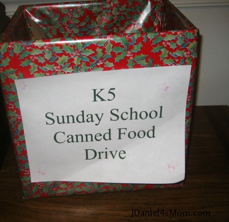 Giving Christmas to Others- Planning a Food Drive