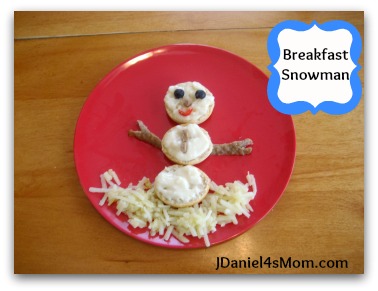 Breakfast Foods- Snowman Meal