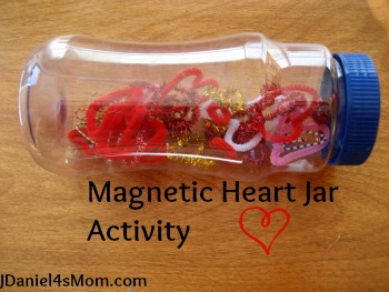{Science Activity for Kids} Magnetic Heart Jar
