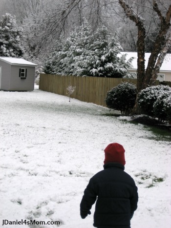 Opening the Door to Playing in the Snow