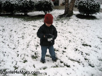 Opening the Door to Playing in the Snow