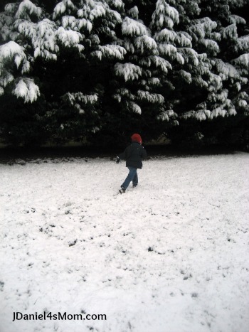 Opening the Door to Playing in the Snow