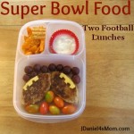 Super Bowl Food- Two Football Lunches
