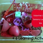 Valentine's Day Sensory Bin for Kids