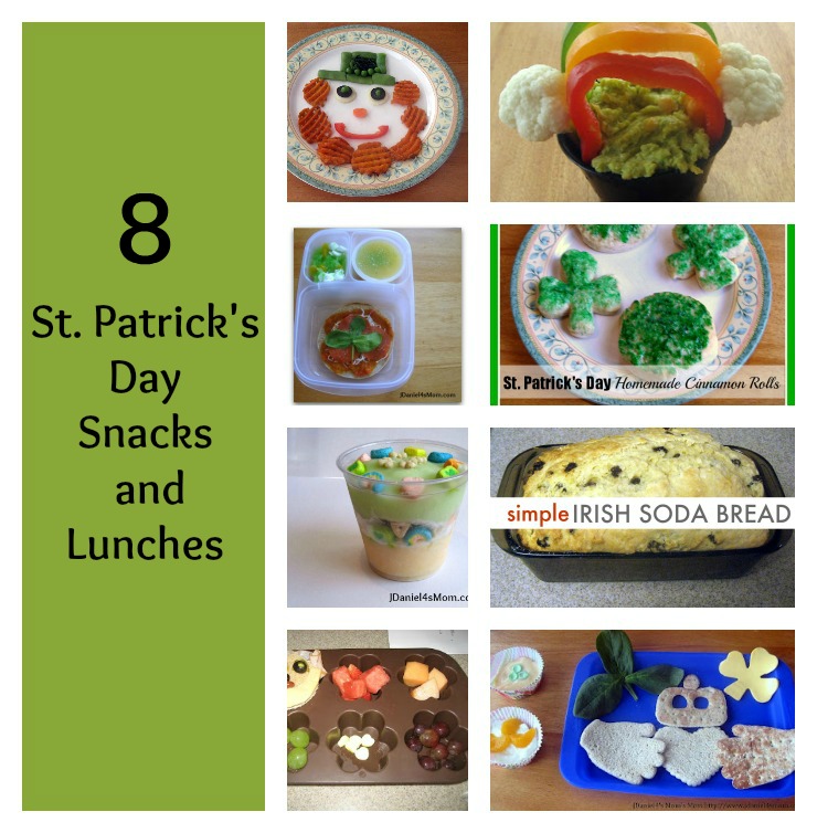 8 St. Patrick's Day Snacks and Lunches