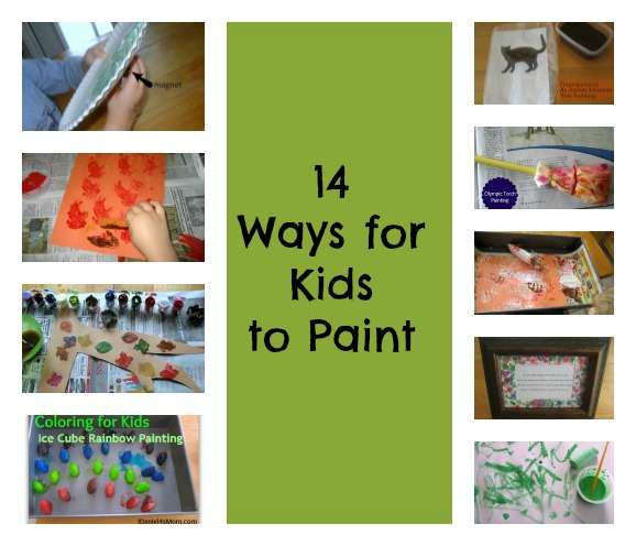 14 Ways for Kids to Paint