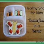 Healthy Snack for Kids - Butterflies in a Bento