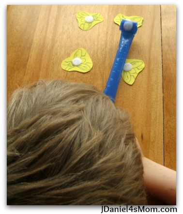 100 Days of Play - Party Blower Frog Catching Game