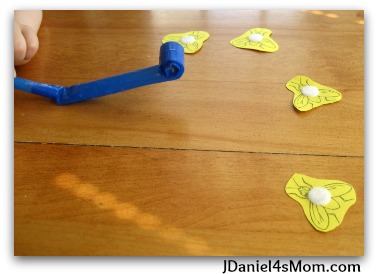 100 Days of Play - Party Blower Frog Catching Game