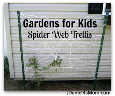 Gardens for Kids- Spider Web Trelling