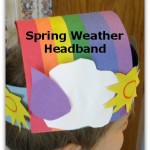 Spring Weather Headband Craft for Kids