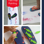 Summer Crafts - Fish Flop Painting