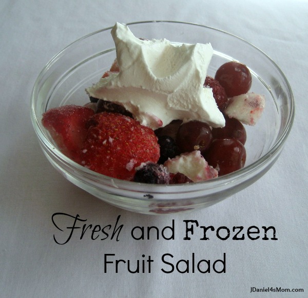 Fresh and Frozen Fruit Salad Recipe