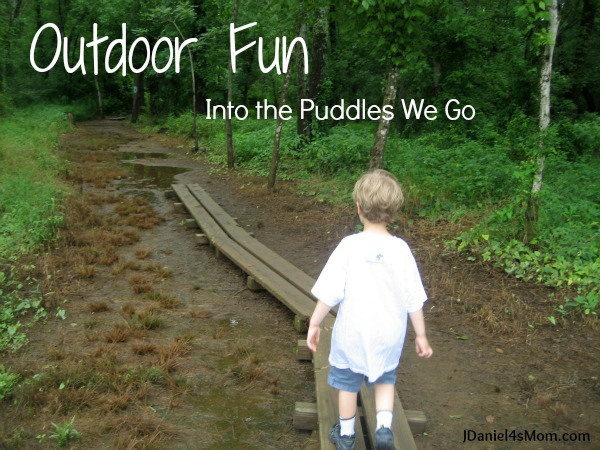 Outdoor Fun - Into the Puddles We Go