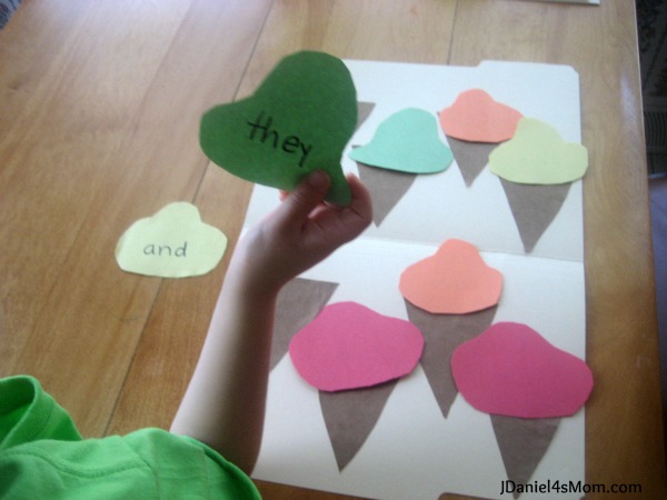 8 Ice Cream File Folder Games for Learning