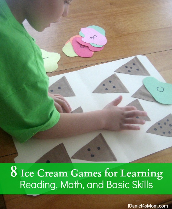 8 Ice Cream File Folder Games for Learning