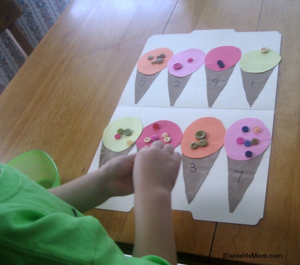 8 Ice Cream File Folder Games for Learning