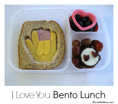  Kids Lunch -I Love You Bento Lunch 