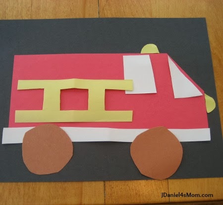 Fire Truck Craft for Kids