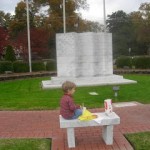 34 Patriotic Activities For Kids -Eating at a Memorial