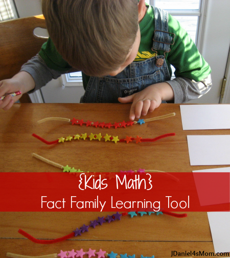 Kids Math -Fact Family Learning Tool
