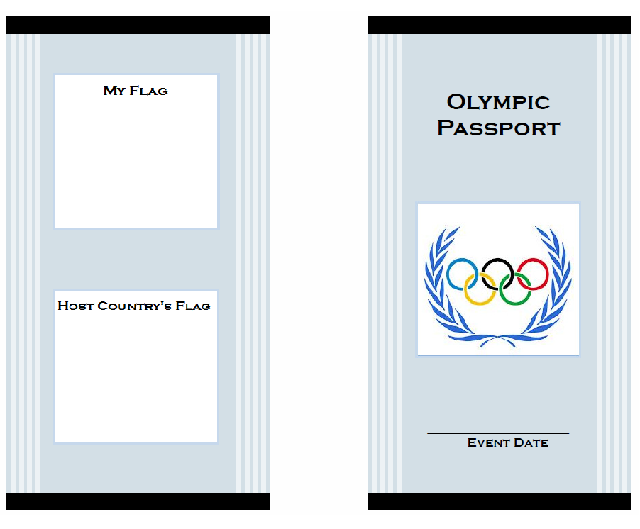 Olympics for Kids- Printable Passport with Learning Activities