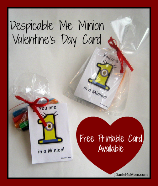 Despicable Me Valentine's Day Card