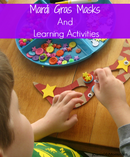 Mardi Gras Mask and Learning Activities