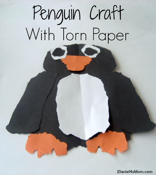 Summer Reading Craft: Torn Paper Chalk Art 