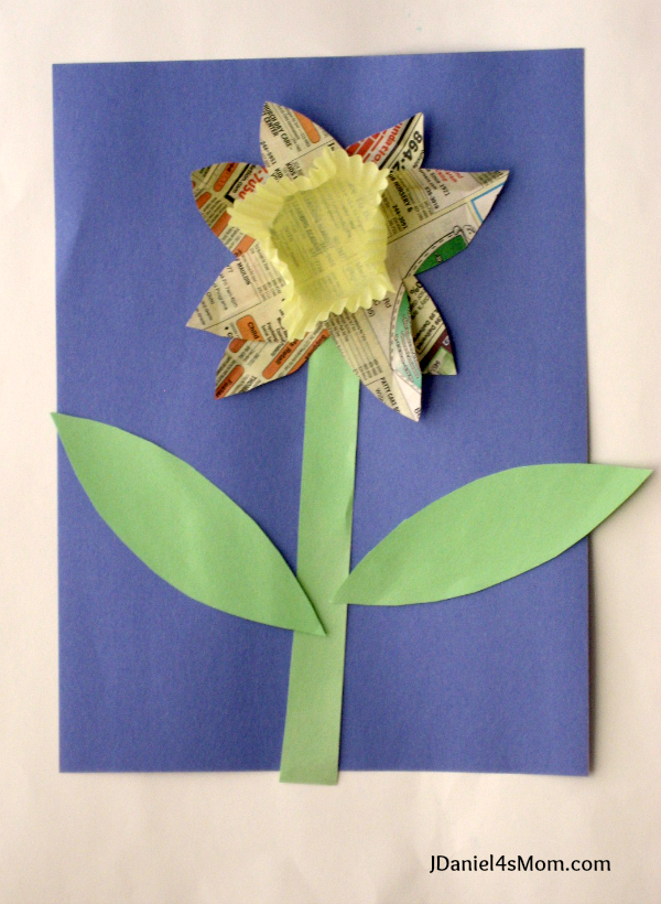 Spring Craft- Recycled Daffodil