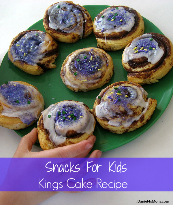 Snacks for Kids- Kings Cake Recipe