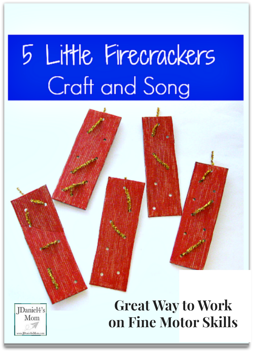 5 Little Firecrackers Craft And Song