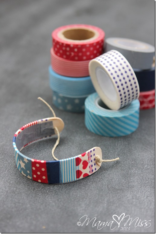 Washi, Painter's and Duct Tape Craft and Activities- Washi Tape Bracelets