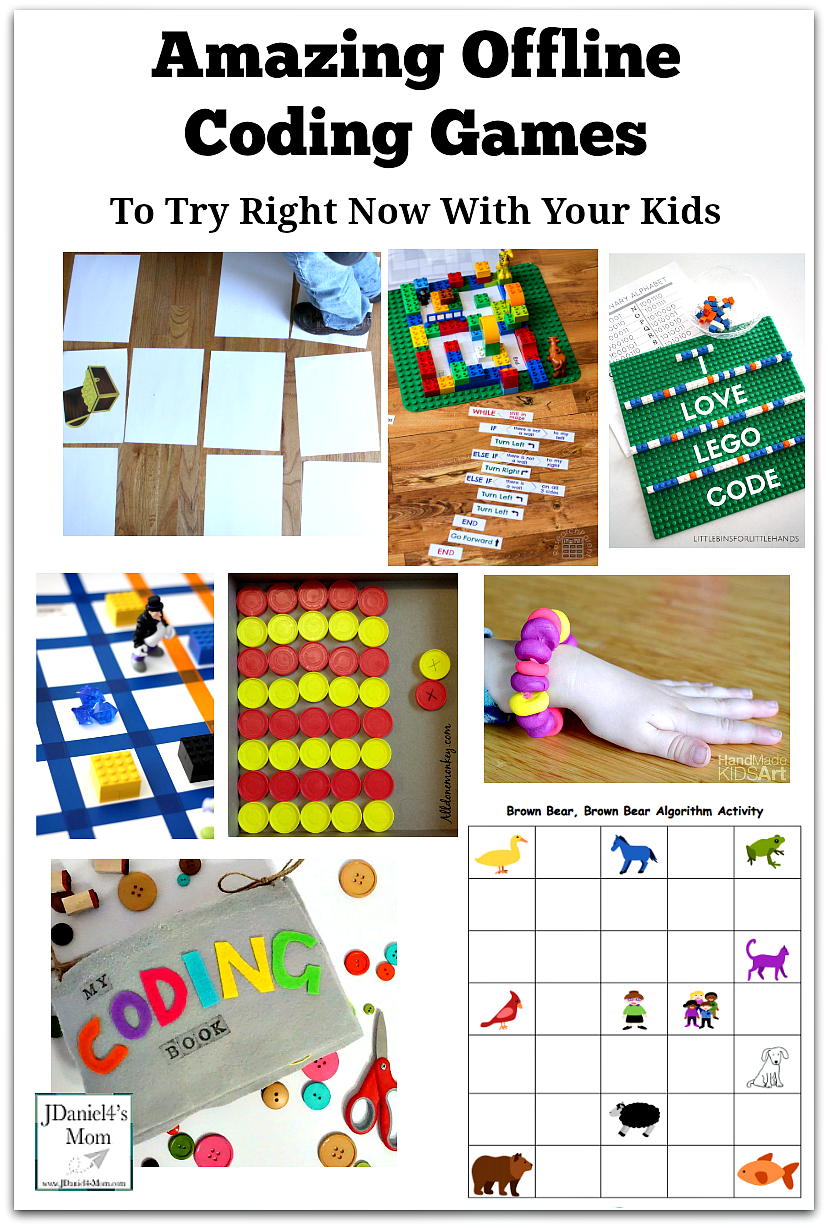 Amazing Offline Coding Games To Try Right Now With Your Kids - Please stop by and see this collection of printables, table top and floor activities that can be used to explore coding with your children at home or students at school. A number of coding and algorithm printables are available. 